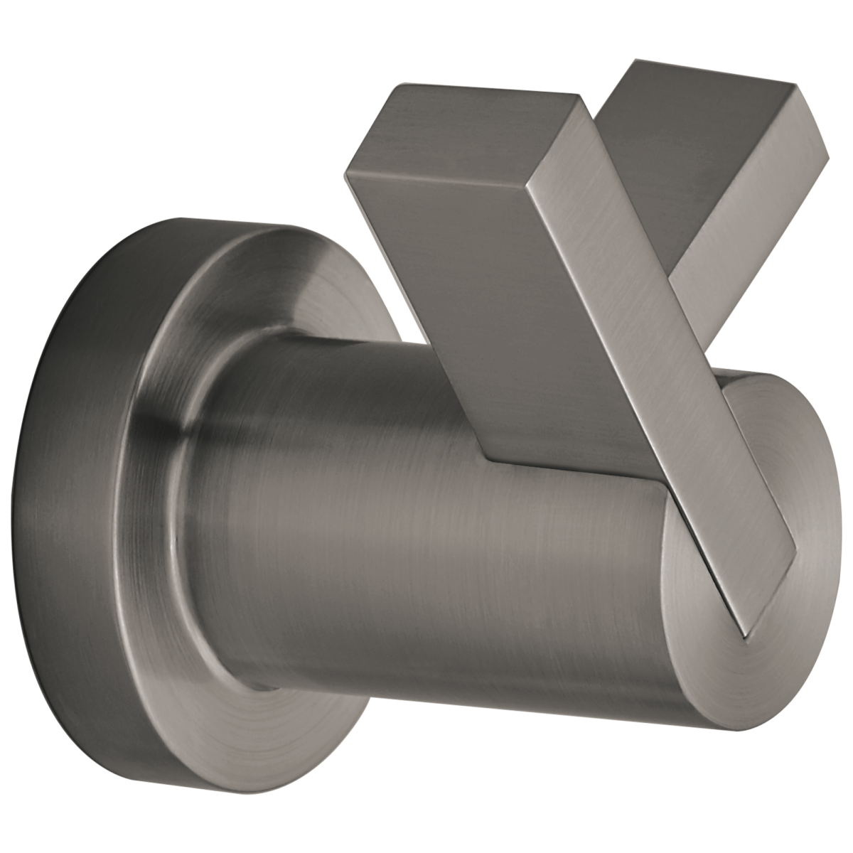 BRIZO Litze Double Robe Hook — Luxe Steel