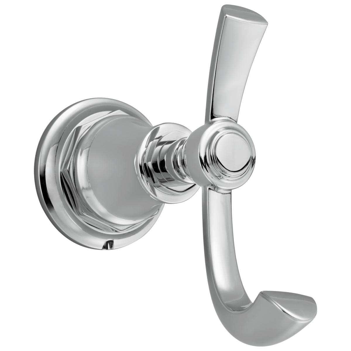 BRIZO Rook Double Robe Hook — Chrome