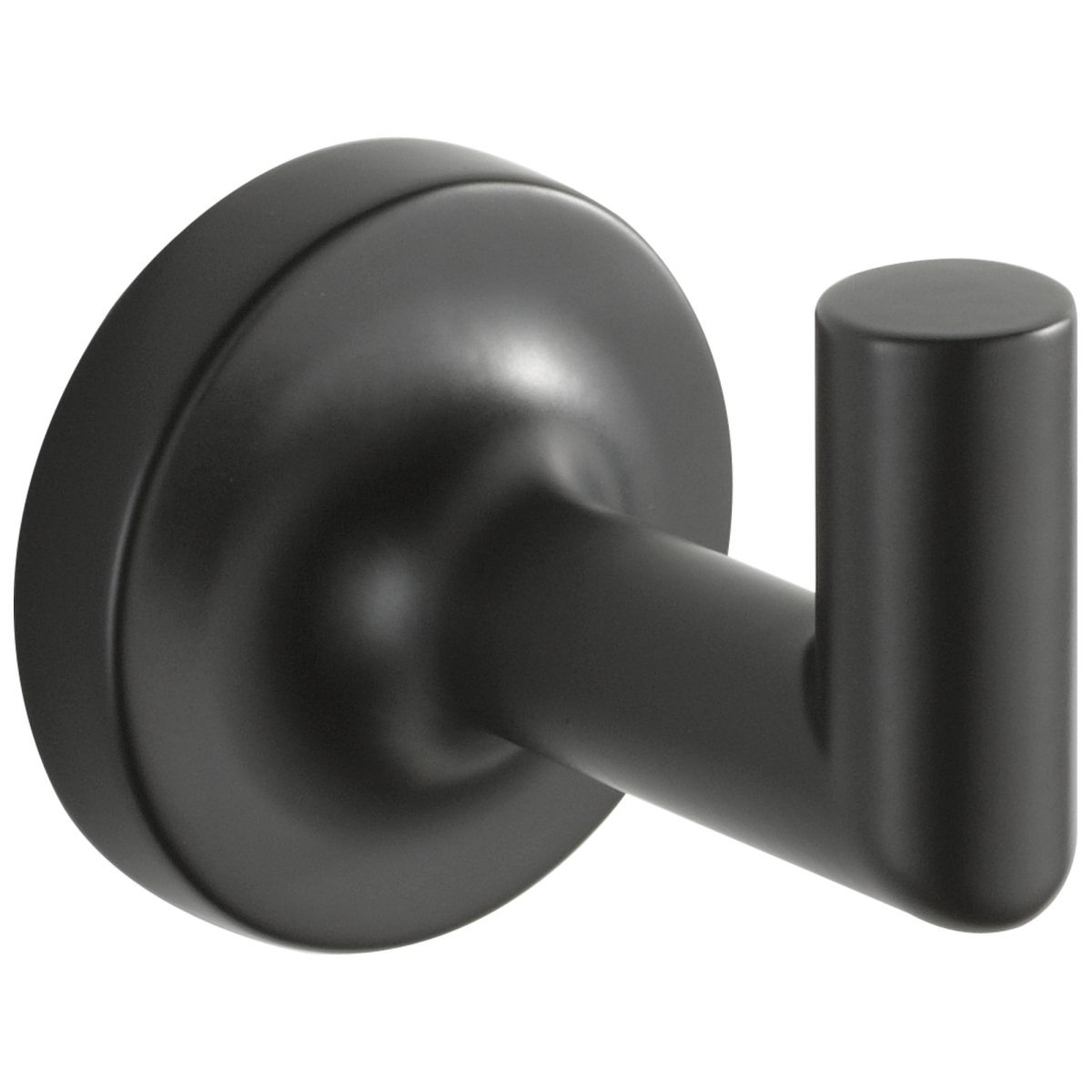 BRIZO Odin Single Robe Hook — Matte Black