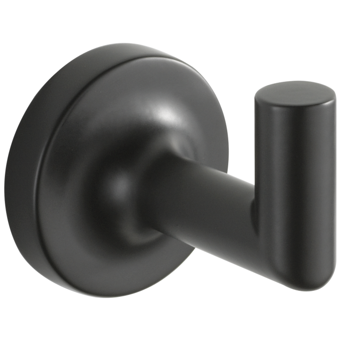 BRIZO Odin Single Robe Hook — Matte Black