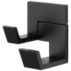 BRIZO Siderna Double Robe Hook — Matte Black