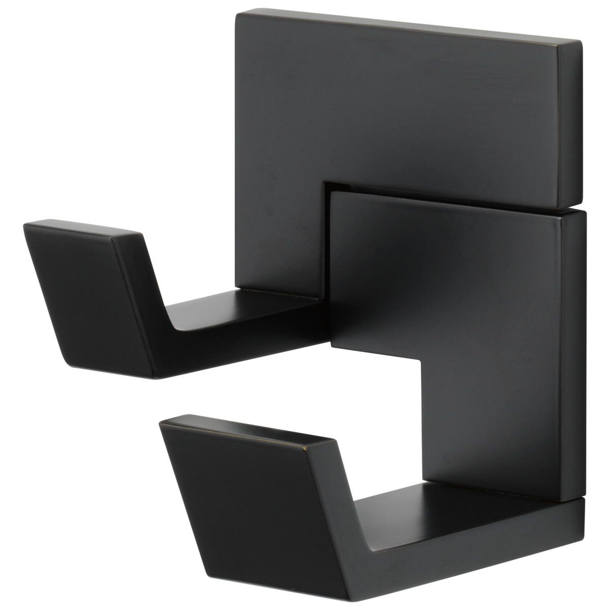 BRIZO Siderna Double Robe Hook — Matte Black