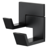 BRIZO Siderna Double Robe Hook — Matte Black
