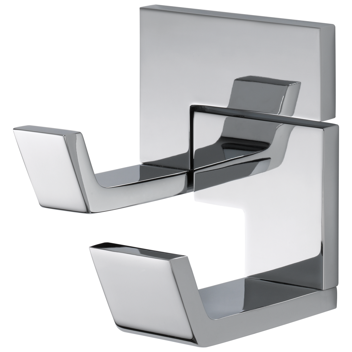 BRIZO Siderna Double Robe Hook — Chrome