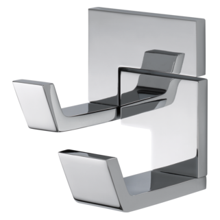 BRIZO Siderna Double Robe Hook — Chrome