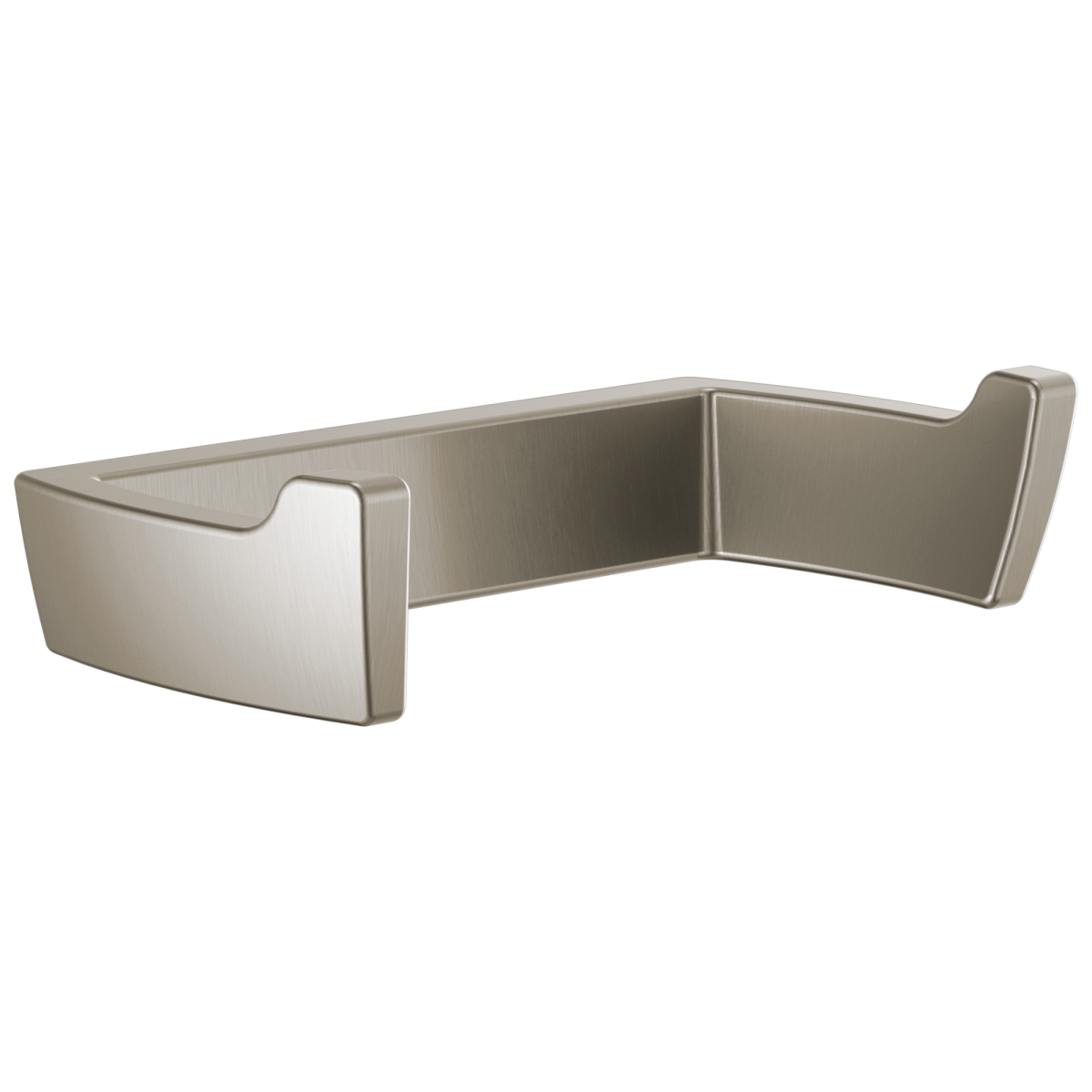 BRIZO Vettis Double Robe Hook — Luxe Nickel