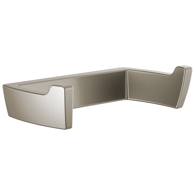 BRIZO Vettis Double Robe Hook — Luxe Nickel