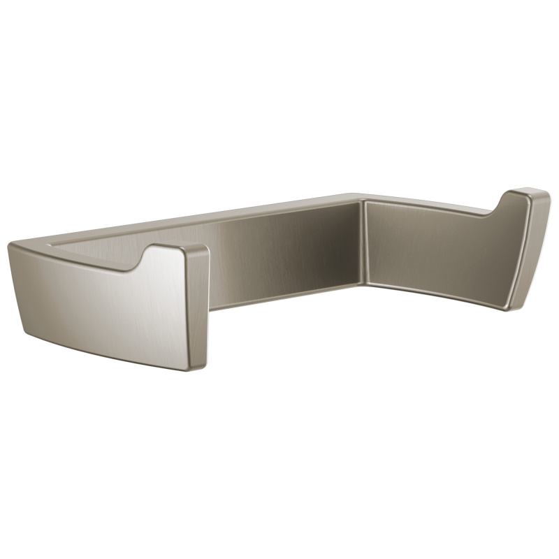 BRIZO Vettis Double Robe Hook — Luxe Nickel