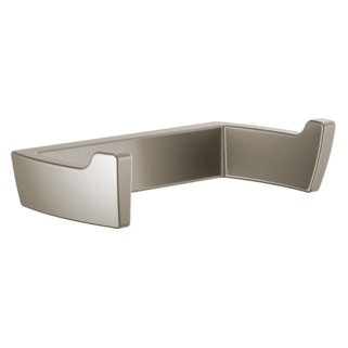 BRIZO Vettis Double Robe Hook — Luxe Nickel