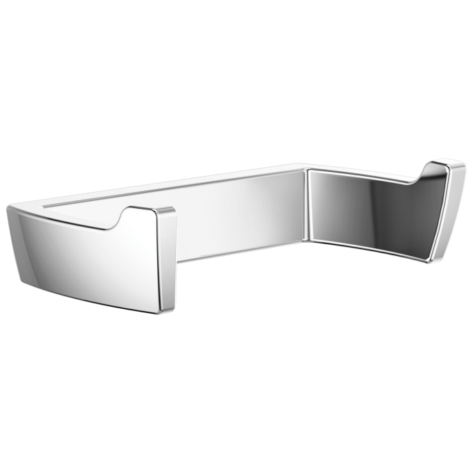 BRIZO Vettis Double Robe Hook — Chrome