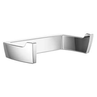 BRIZO Vettis Double Robe Hook — Chrome