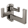 BRIZO Levoir Hinged Robe Hook — Brilliance Black Onyx