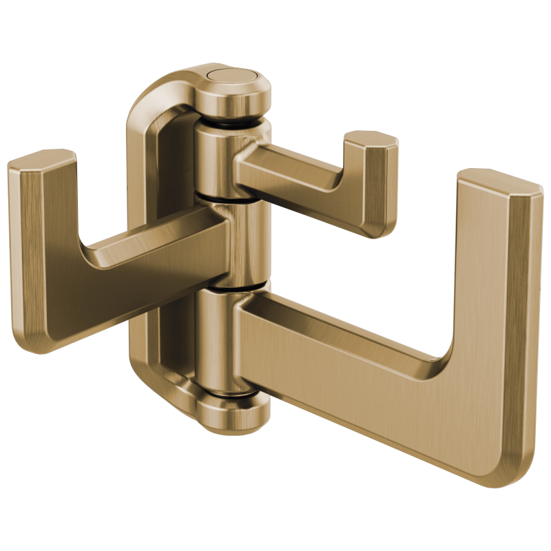 BRIZO Levoir Hinged Robe Hook — Luxe Gold