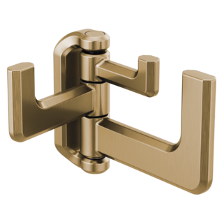 BRIZO Levoir Hinged Robe Hook — Luxe Gold