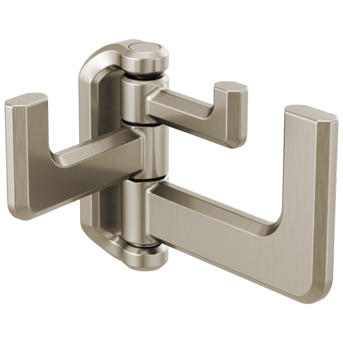 BRIZO Levoir Hinged Robe Hook — Luxe Nickel