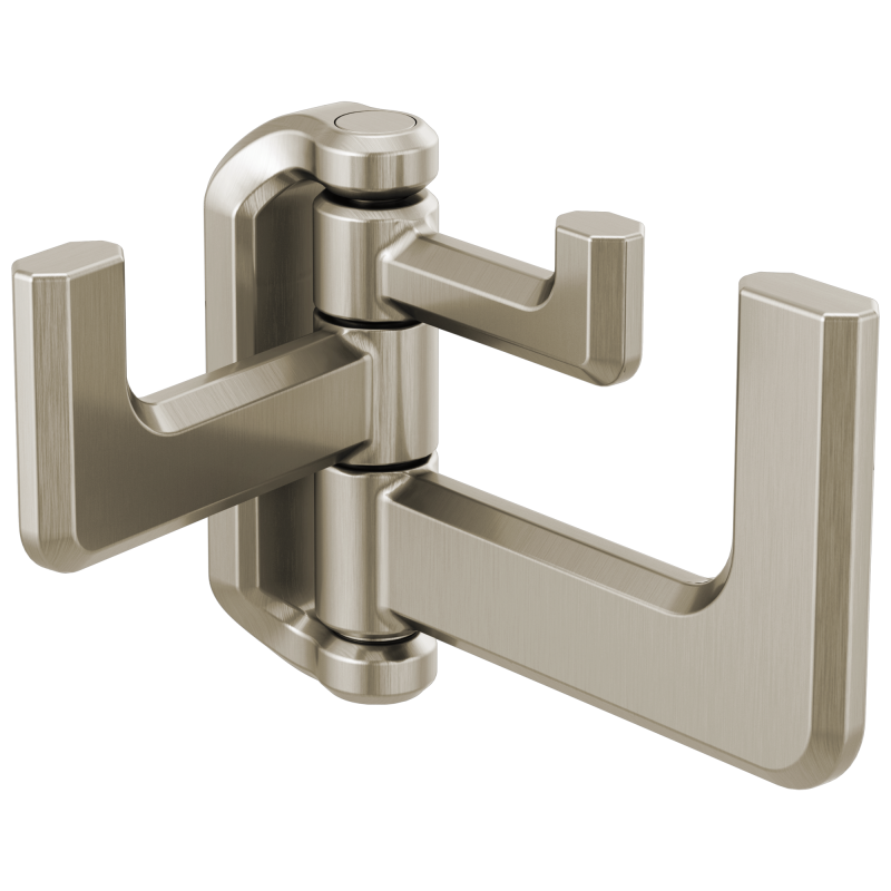 BRIZO Levoir Hinged Robe Hook — Luxe Nickel