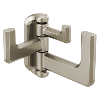 BRIZO Levoir Hinged Robe Hook — Luxe Nickel