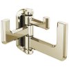 BRIZO Levoir Hinged Robe Hook — Polished Nickel