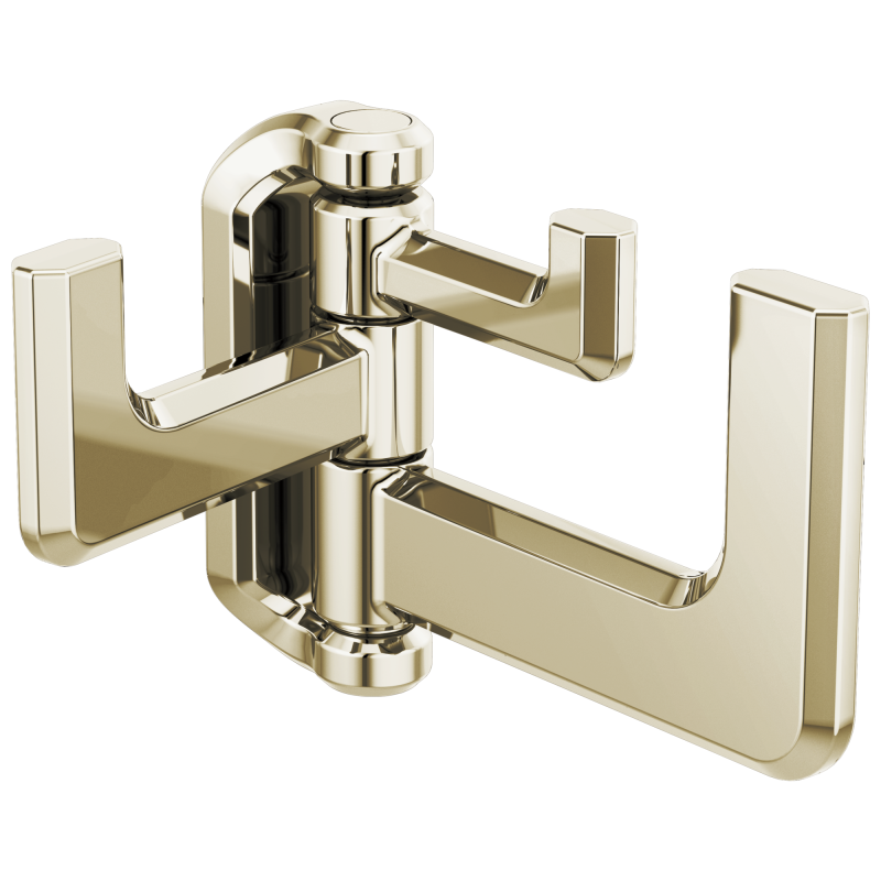 BRIZO Levoir Hinged Robe Hook — Polished Nickel