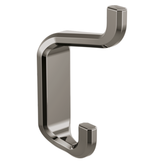 BRIZO Levoir Double Robe Hook — Brilliance Black Onyx
