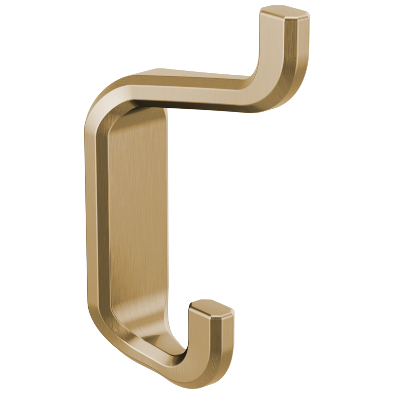 BRIZO Levoir Double Robe Hook — Luxe Gold
