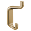 BRIZO Levoir Double Robe Hook — Luxe Gold