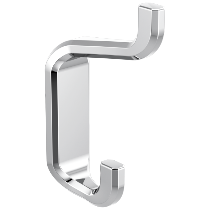 BRIZO Levoir Double Robe Hook — Chrome