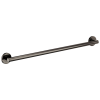 BRIZO 36" Linear Round Grab Bar — Brilliance Black Onyx