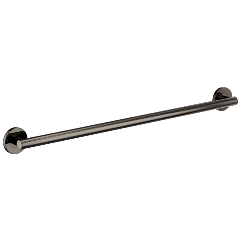 BRIZO 36" Linear Round Grab Bar — Brilliance Black Onyx