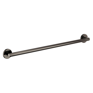 BRIZO 36" Linear Round Grab Bar — Brilliance Black Onyx