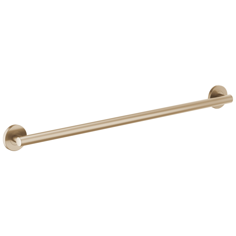 BRIZO 36" Linear Round Grab Bar — Luxe Gold