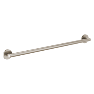 BRIZO 36" Linear Round Grab Bar — Luxe Nickel