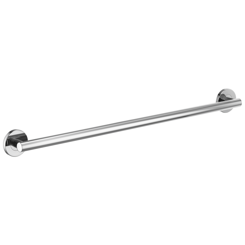 BRIZO 36" Linear Round Grab Bar — Chrome
