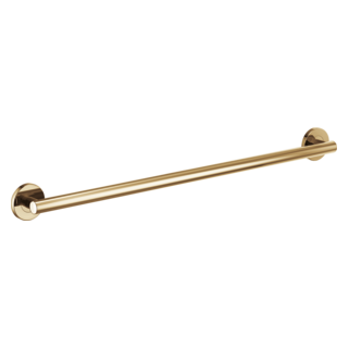 BRIZO 36" Linear Round Grab Bar — Polished Gold