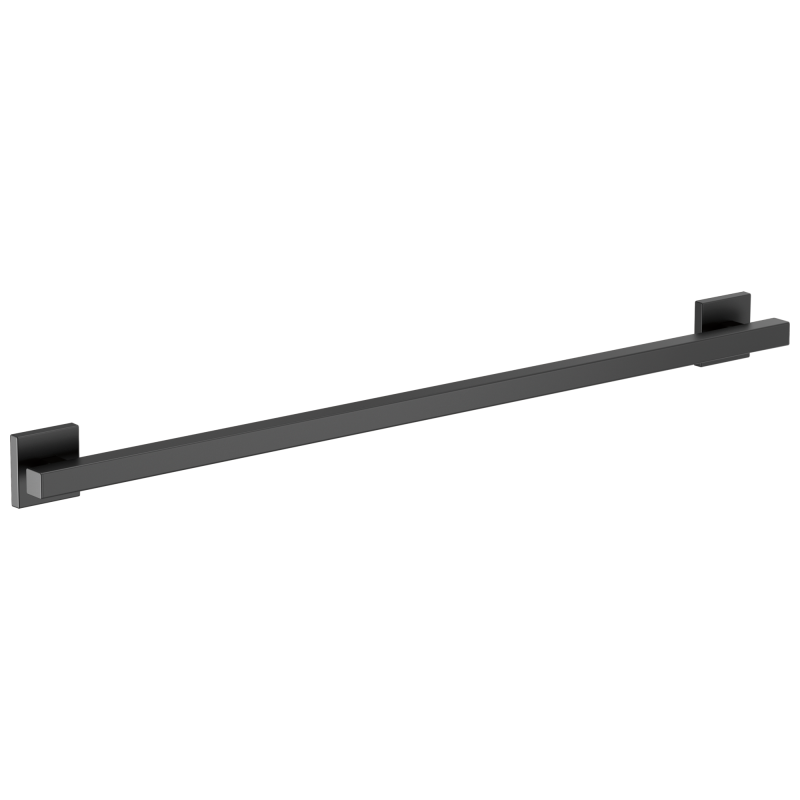 BRIZO 36" Linear Square Grab Bar — Matte Black