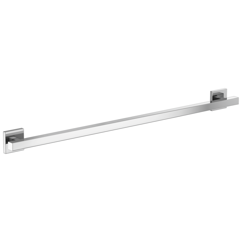 BRIZO 36" Linear Square Grab Bar — Chrome