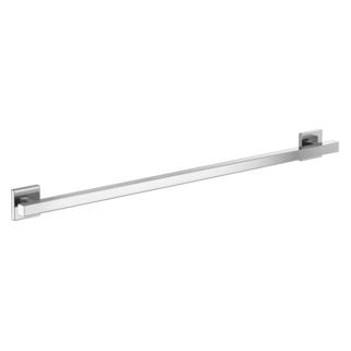 BRIZO 36" Linear Square Grab Bar — Chrome
