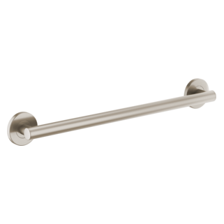 BRIZO 24" Linear Round Grab Bar — Luxe Nickel