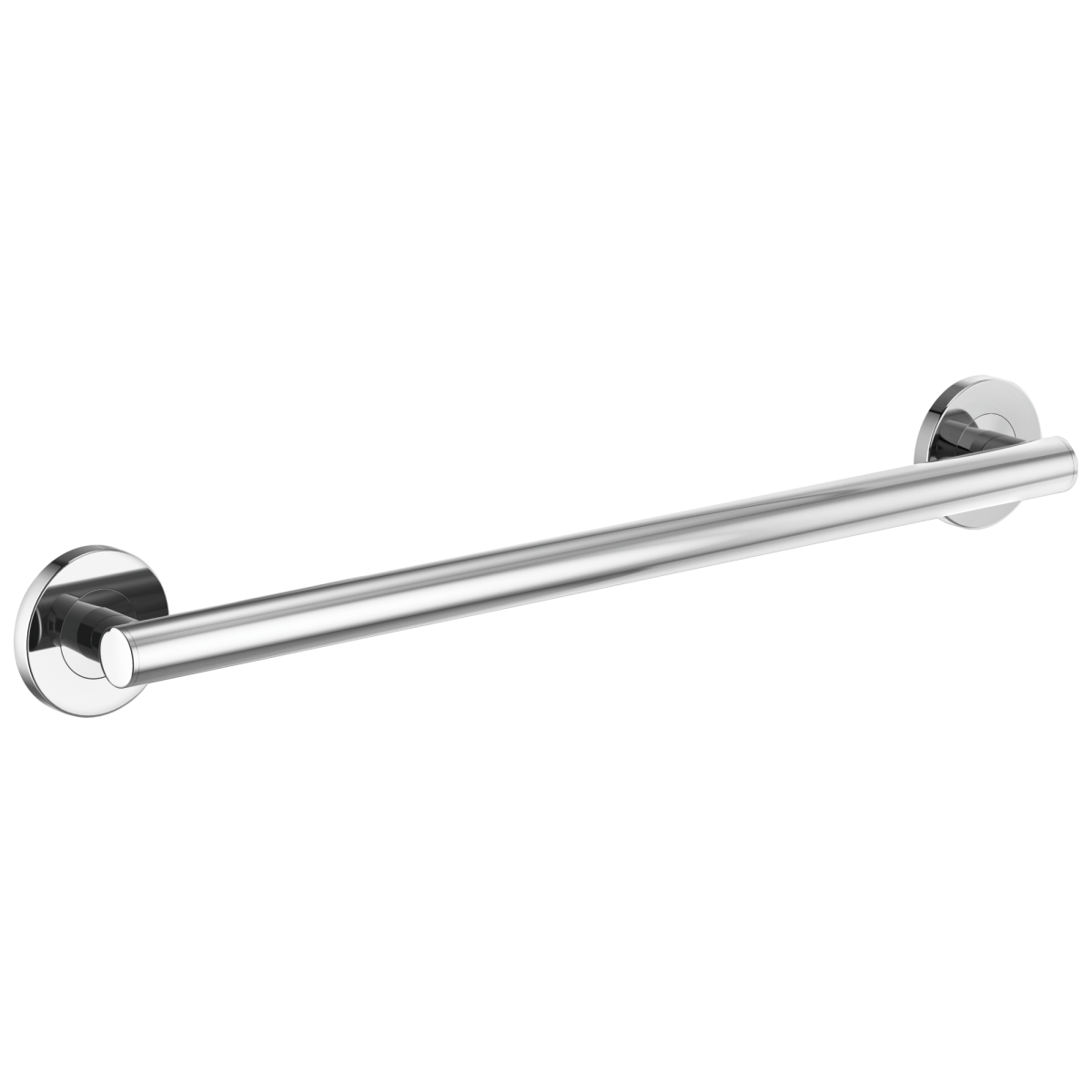 BRIZO 24" Linear Round Grab Bar — Chrome