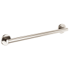 BRIZO 24" Linear Round Grab Bar — Polished Nickel