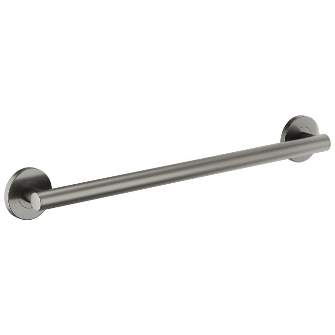 BRIZO 24" Linear Round Grab Bar — Luxe Steel