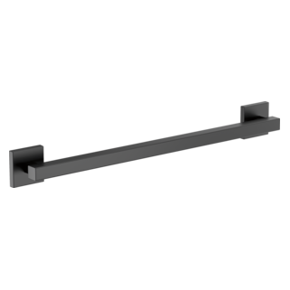 BRIZO 24" Linear Square Grab Bar — Matte Black