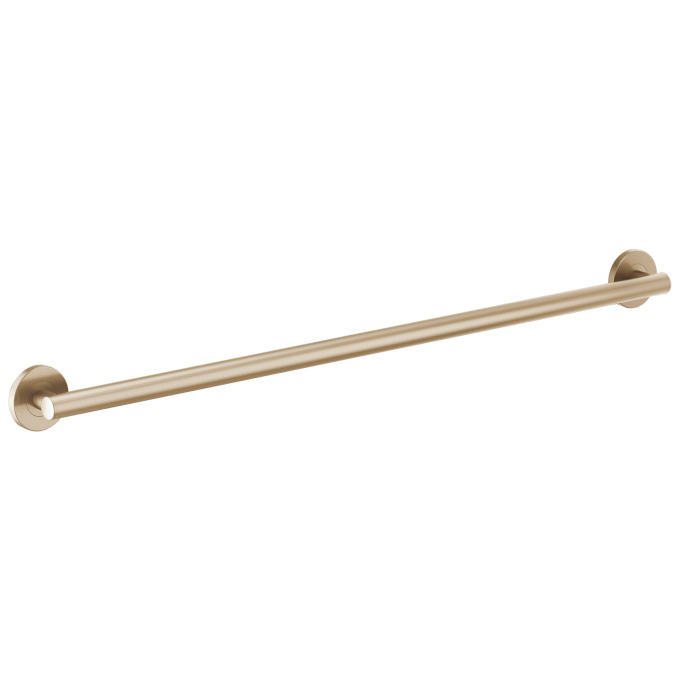BRIZO 42" Linear Round Grab Bar — Luxe Gold