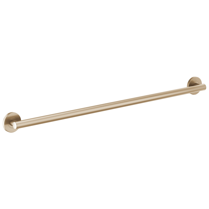 BRIZO 42" Linear Round Grab Bar — Luxe Gold
