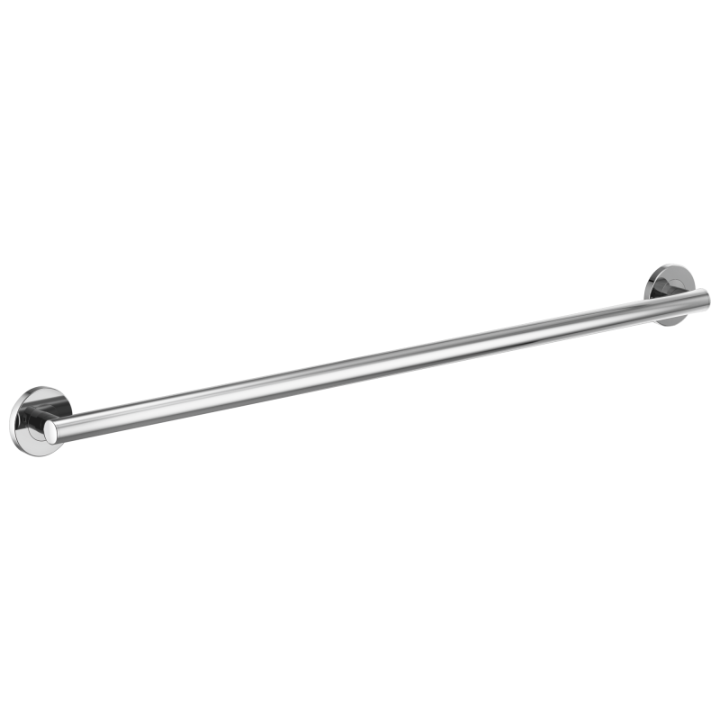BRIZO 42" Linear Round Grab Bar — Chrome
