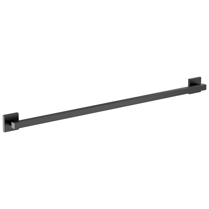 BRIZO 42" Linear Square Grab Bar — Matte Black