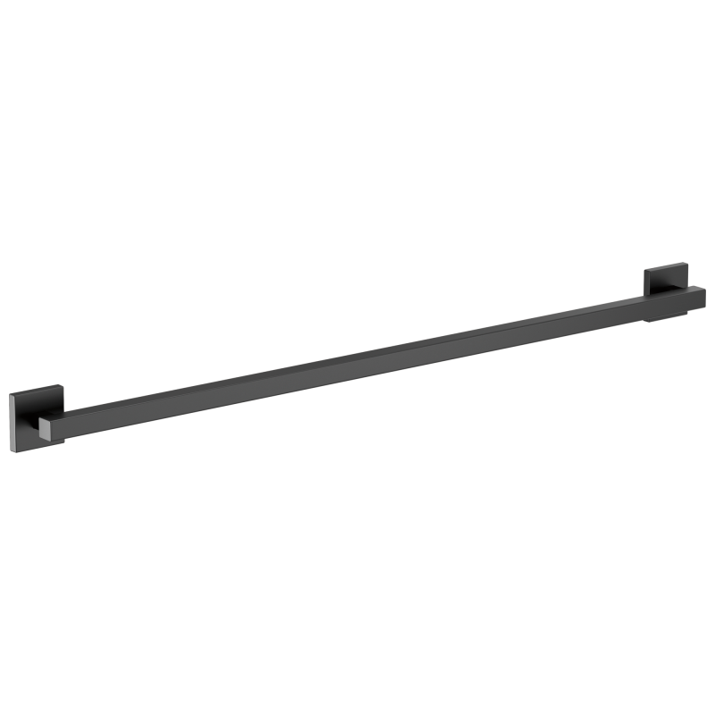BRIZO 42" Linear Square Grab Bar — Matte Black