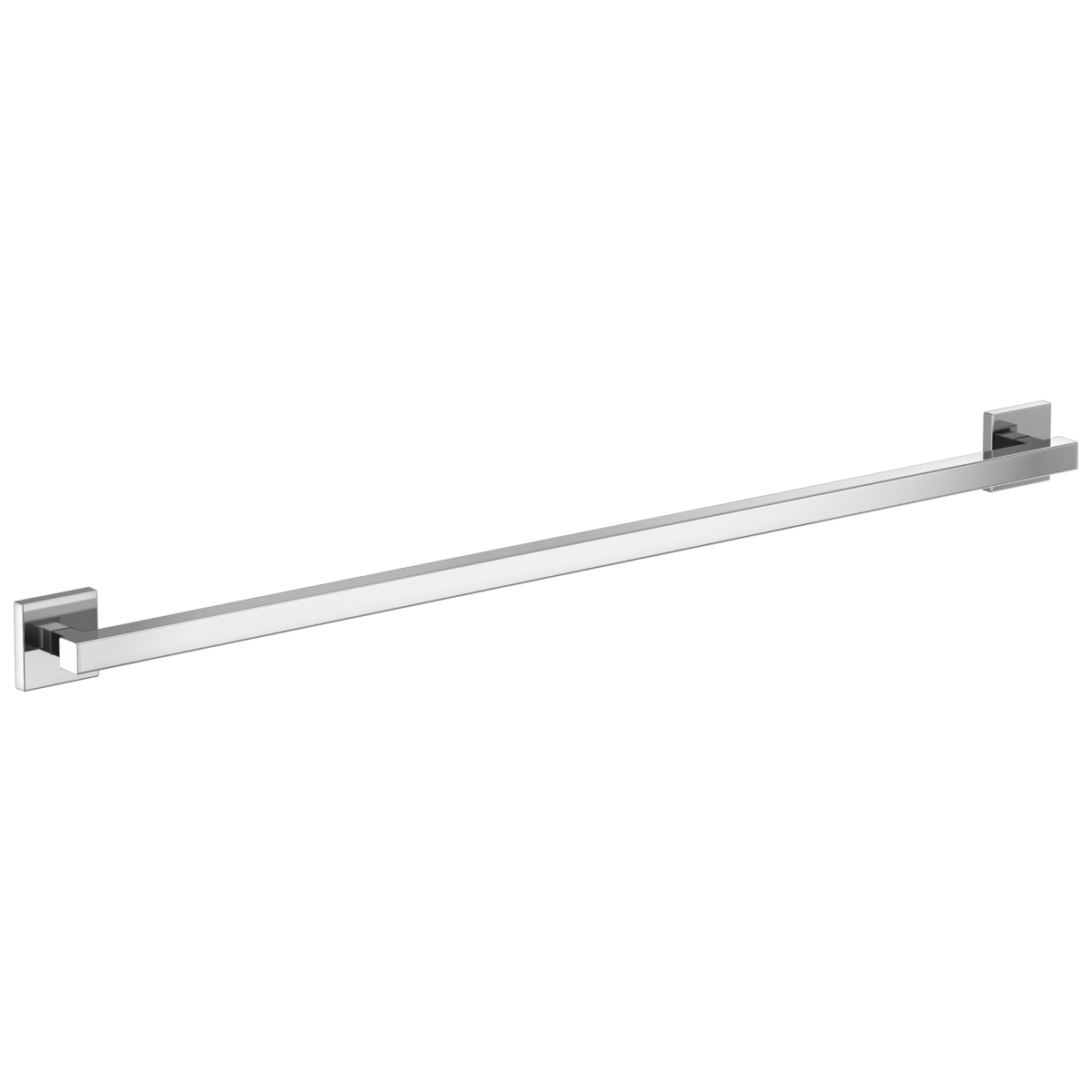 BRIZO 42" Linear Square Grab Bar — Chrome