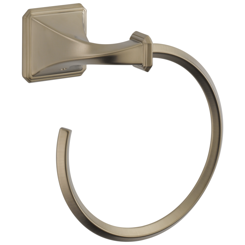 BRIZO Virage Towel Ring — Brushed Nickel