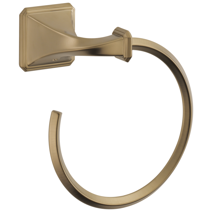 BRIZO Virage Towel Ring — Luxe Gold